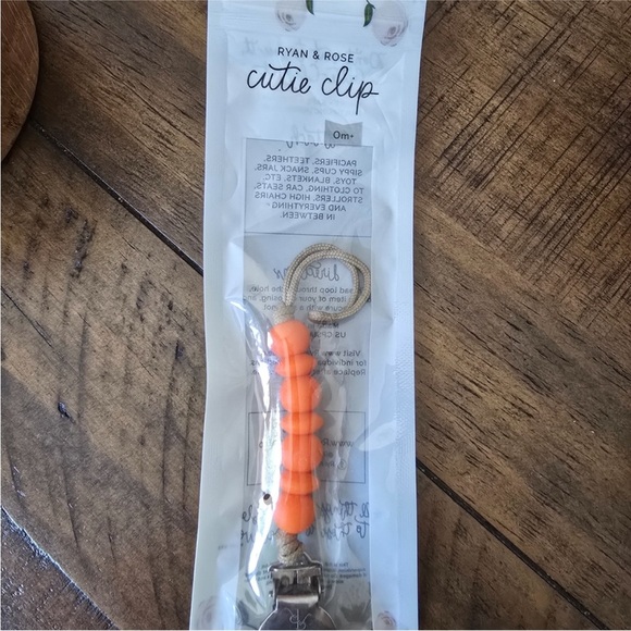 NWT Orange Ryan & Rose Cutie PAT and Cutie Clip Set - Picture 3 of 9